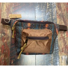 Etnik Otantik Bohem Günlük Seyehat Bel Çantası Orta Boy Çok Cepli Suya Dayanıklı