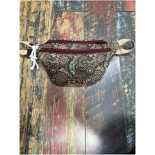 Etnik Otantik 2 Gözlü Bel Çantası Su Geçirmez Günlük Seyahat Kullanım