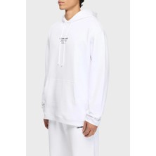 Les Benjamins Sırt Baskılı Pamuklu Relaxed Fit Kapüşonlu Sweat Erkek Sweat LB25FWTURMUHD