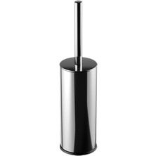 Flat Tuvalet Fırçalık, Yerden, H20, 304K - Parlak Paslanmaz Çelik