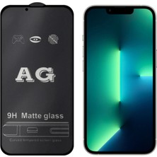 Ally Iphone 13 Pro Max 6.7inç Full Glue Matte Tempered Cam  Ekran KORUYUCU-(5775) - FEİ6488-2078