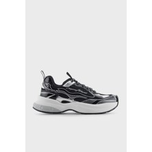 Emporio Armani Logolu Metalik Detaylı Kalın Taban Sneaker Ayakkabı Bayan Ayakkabı EW003056 AF19766 MC372