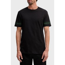 Armani Exchange Logolu % 100 Pamuk Regular Fit Bisiklet Yaka T Shirt Erkek T Shirt XM001437 AF10356 UC001