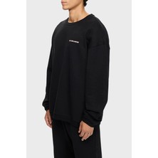Les Benjamins Sırt Baskılı Pamuklu Relaxed Fit Bisiklet Yaka Sweat Erkek Sweat LB25FWTURMUSW