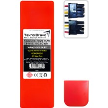 Tekno Bravo (Roborock Q7 Max Plus Uyumlu) 7000MAH 100,8WH Robot Süpürge Yedek Bataryası
