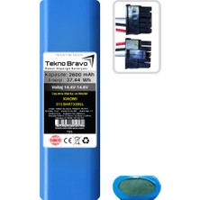 Tekno Bravo (Xiaomi S12 BHR7328GL Uyumlu) 2600MAH 37,44WH Robot Süpürge Yedek Bataryası