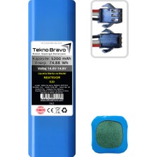 Tekno Bravo (Neatsvor 520 Uyumlu) 5200MAH 74,88WH Robot Süpürge Yedek Bataryası