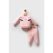 U.s. Polo Assn. Kız Bebek 2'li Takım Açık Pembe
