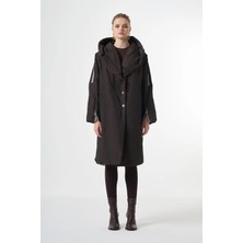 Misswhence Şerit Detaylı Şişme Mont 38501