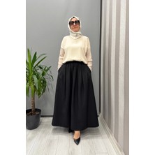 Sentez Lior Kloş Etek Siyah 5466