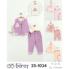 Kız Çocuk Kolej Ceketli 3'lü Takım (9-12-18 Ay)