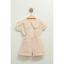 Kız Bebek Pötikare Tulum ve Bluz Takımı (9-12-18-24 Ay)