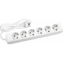 Viko 90113602 Multi-Let Altılı Priz Topraklı Kablolu Çocuk Korumalı 2 mt