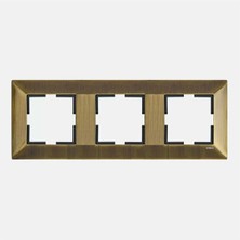 Viko 92190953 Trenda Metal Antik Üçlü Çerçeve Vk