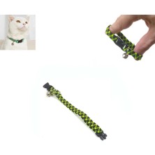 Paras Ticaret Zilli Ayarlanabilir Kedi Tasması, Kedi Aksesuarı Boyun Tasması (1 ADET)