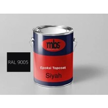 Epoksi Boya Siyah RAL9005 16kg+4kg Sertleştirici
