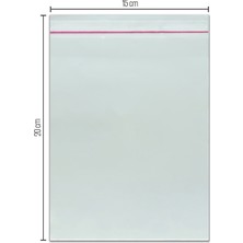 15*20 Bantlı OPP (Parlak-Şeffaf) Jelatin 1000 Adet