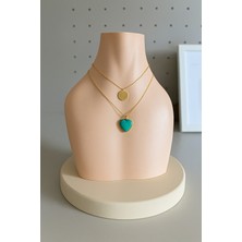 Bej 3D Takı Standı Büst, Şık ve Kullanışlı Seramik Tasarım