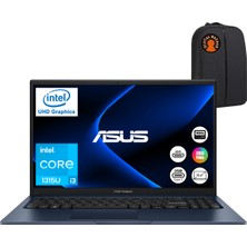 Asus Vivobook 15 X1504VA  Intel Core I3 1315U 16GB 2tb SSD Fdos 15.6" Taşınabilir Bilgisayar + Djt Çanta