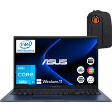 Asus Vivobook 15 X1504VA  Intel Core I3 1315U 24GB 1tb SSD W11 15.6" Taşınabilir Bilgisayar + Djt Çanta