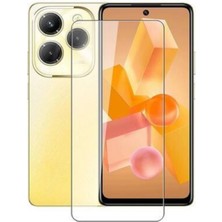 Infinix Hot 40 Uyumlu Şeffaf Temperli Cam Ekran Koruyucu