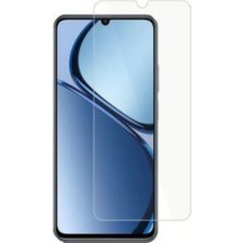 Realme C61 Uyumlu Şeffaf Temperli Cam Ekran Koruyucu