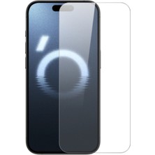 iPhone 16 Pro Uyumlu Şeffaf Temperli Cam Ekran Koruyucu