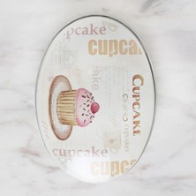 Kırmızı Oval Metal Saklama Kutusu, Şık ve Kullanışlı Depolama Çözümü