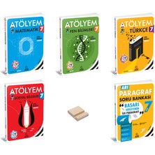 Arı Yayıncılık 7. Sınıf Atölyem Tüm Dersler Soru Bankası 5li Set + Telefon Standı