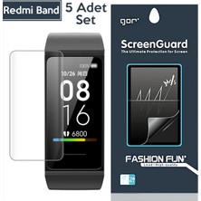 Gor Xiaomi Mi Band 5-4 Akıllı Bileklik Ekran Koruyucu  5 Adet SET-(5775) - ETC8368-6440