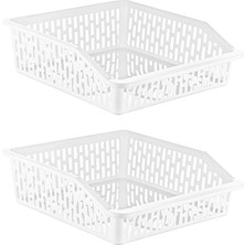 Çok Renkli Stafi Wide Organizer 2'li Set, Şık ve Pratik Depolama Çözümü