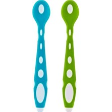 Nessiworld    Silikon Mama Kaşığı 563 Mavi Yeşil