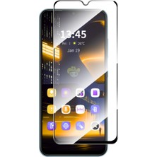 Vivo Y16 Uyumlu 5d Glass Temperli Cam Ekran Koruyucu (Siyah)