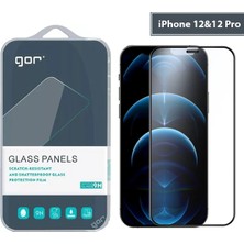 Gor iPhone 12-12 Pro 6.1 9d Hardening Tempered Full Cam Ekran KORUYUCU-(5775) - ETC3529-2402