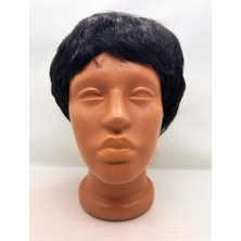 Nessiworld  Siyah Renk Kısa Kesim Içi Astarlı Erkek Peruğu