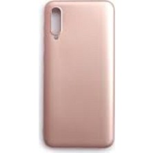 Samsung Galaxy A30S Premium Silikon Kılıf Rose Gold