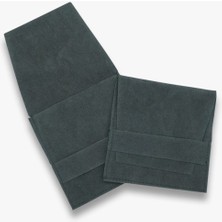 Gri Renkli, 25 Adet Cepli Takı Kesesi, Şık ve Kullanışlı Organizer Seti