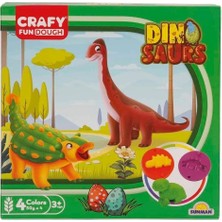 4734 Crafy 14’lü Oyun Hamuru Kalıp Seti – Dinozorlar