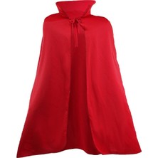 Nessiworld  Kırmızı Renk Yakalı Pelerin 120 cm