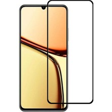 Realme C61 Uyumlu 5d Glass Temperli Cam Ekran Koruyucu (Siyah)
