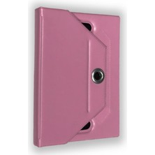 Hometech Alfa 10RC Universal Dönerli Standlı Tablet Kılıfı A. Pembe