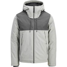 Jack & Jones Jcounion Light Padded Blocking Gri Erkek Mont 12285586