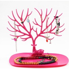 Pembe Geyik Tasarımlı Takı Standı, Düzenleyici ve Şık Organizatör