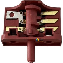 Fırın Anahtarı Çevirmeli 3+3 Komütatör