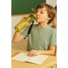 Yeşil 1 Litre Sızdırmaz ve Damlatmaz Su Matara, Okul ve Spor Salonu Için Uygun