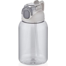 600 ml Gri Tombul Çok Amaçlı Çocuk ve Yetişkin Su Matara