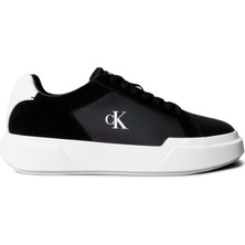 Calvin Klein Siyah - Beyaz Erkek Sneaker Chunky Cupsole Laceup Lth Mıx