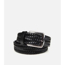 Hotiç Erkek Deri Siyah Kemer