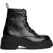 Tommy Hilfiger Deri Siyah Kadın Bot EN0EN02848BDS