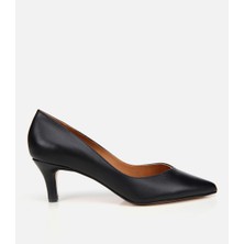 Hotiç Kadın Deri Siyah İnce Topuklu Stiletto